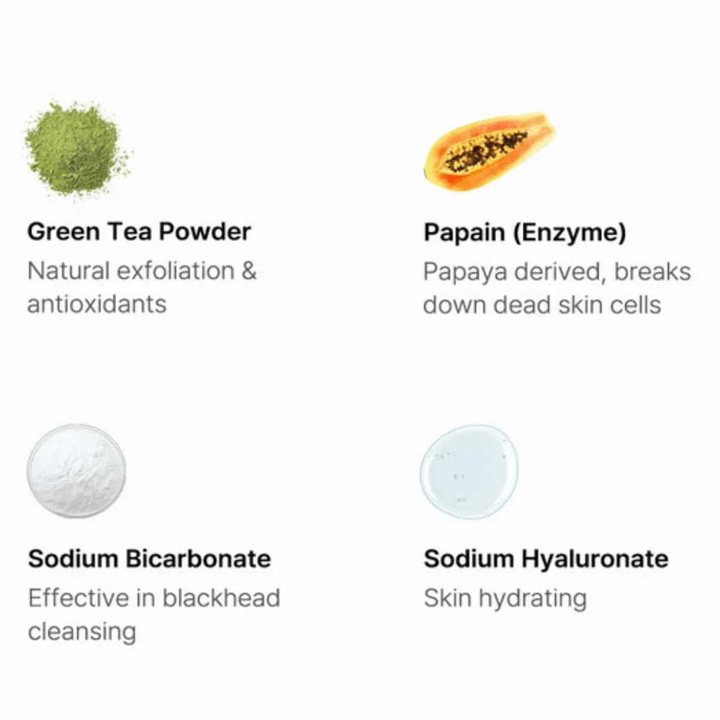 By WishtrendGreen Tea & Enzyme Powder Face Wash 110gMood Arabia8809572891168