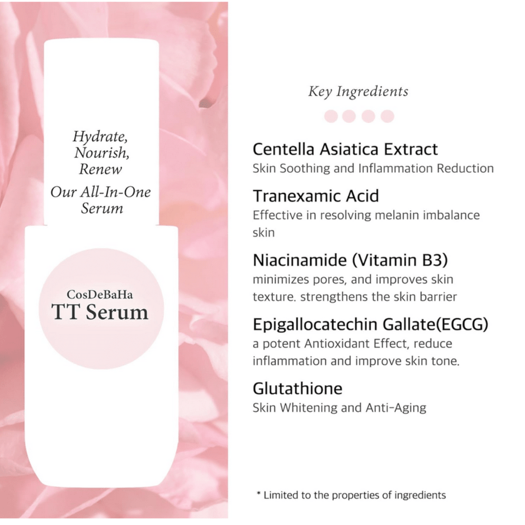 Cos De BAHACos De BAHA TT Tranexamic Acid 10 Serum 30mlMood Arabia