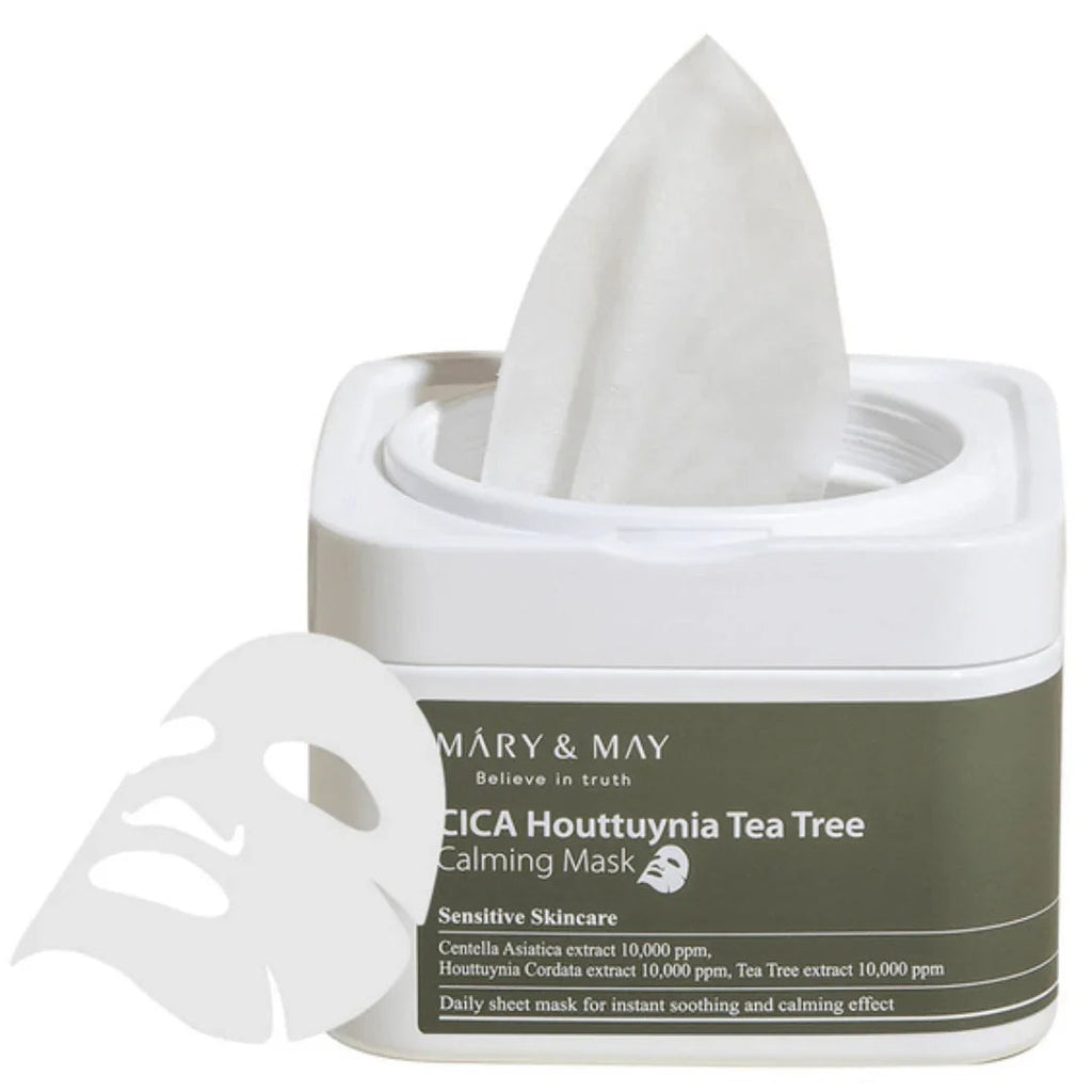 Mary&MayMary & May CICA Houttuynia Tea Tree Calming Mask 30PcsMood ArabiaIherb