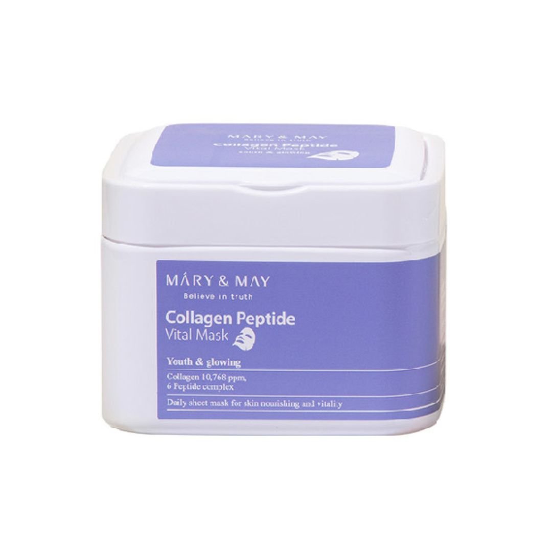 Mary&MayMary & May Collagen Peptide Vital Mask 30PcsMood ArabiaIherb