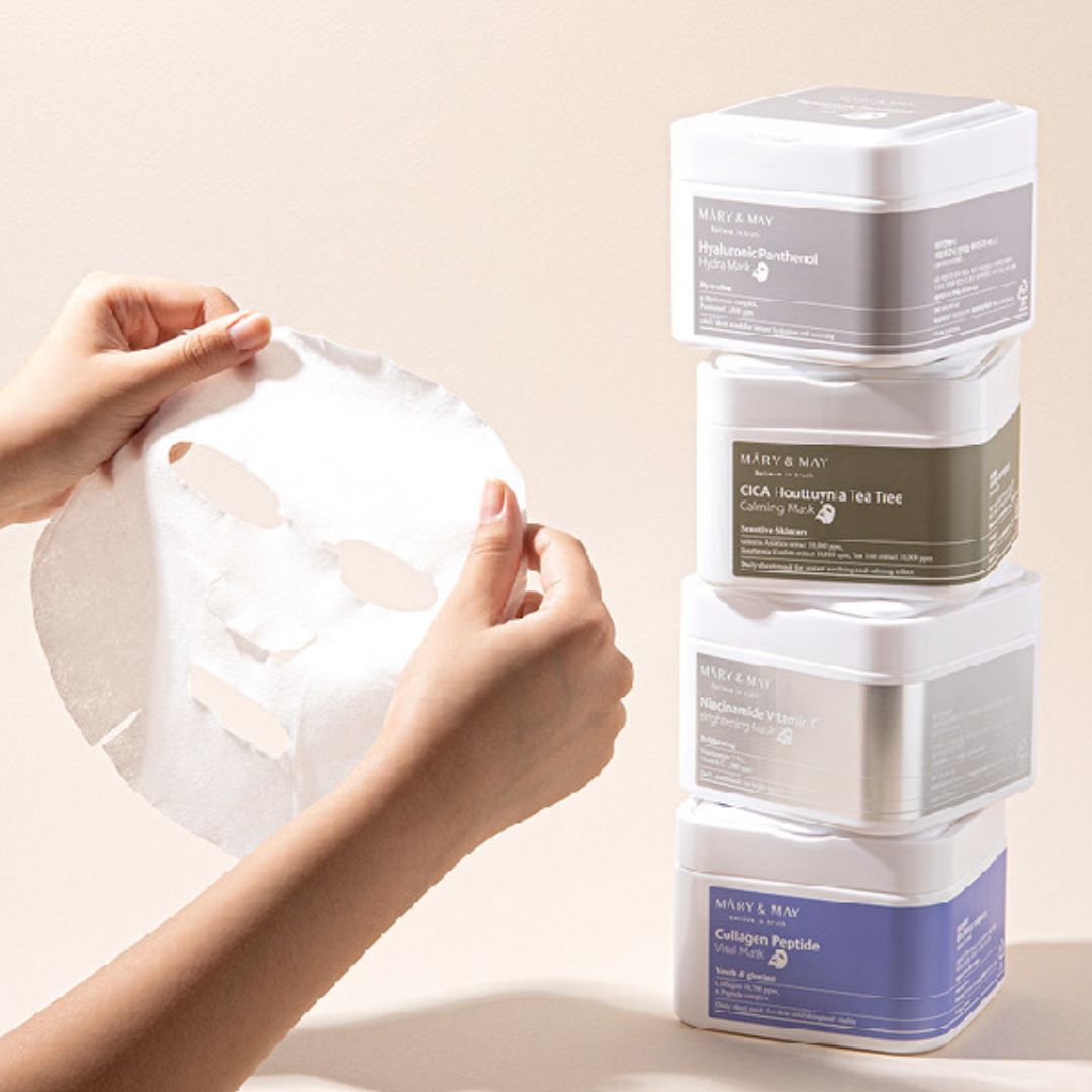 Mary&MayMary & May Collagen Peptide Vital Mask 30PcsMood ArabiaIherb