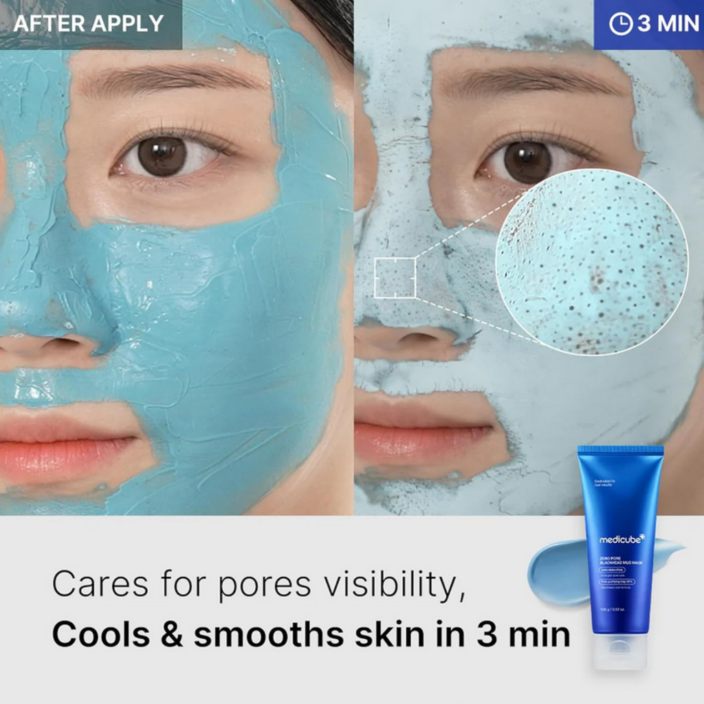 Medicube Zero Pore Blackhead Mud Facial Mask 100g