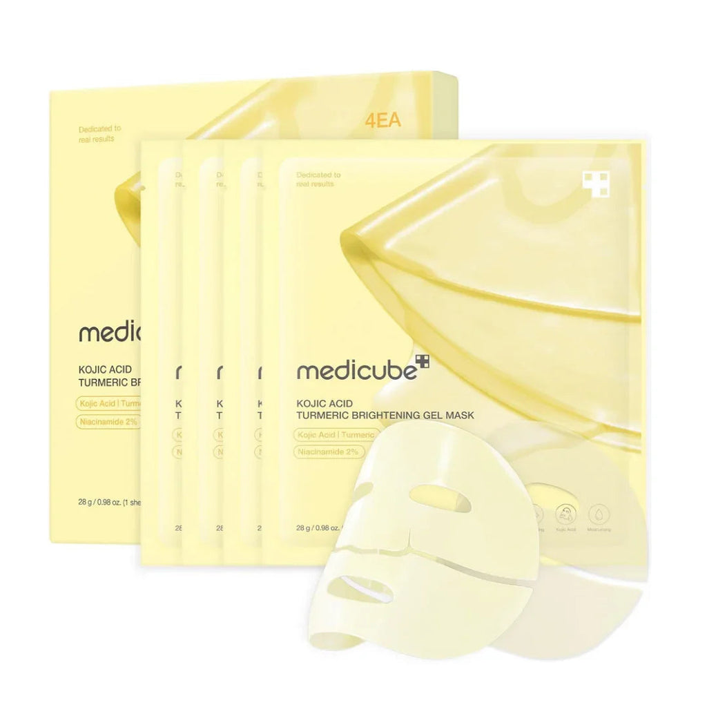 MedicubeMedicube Kojic Acid Turmeric Gold Jelly Gel Mask 4PcsMood Arabia