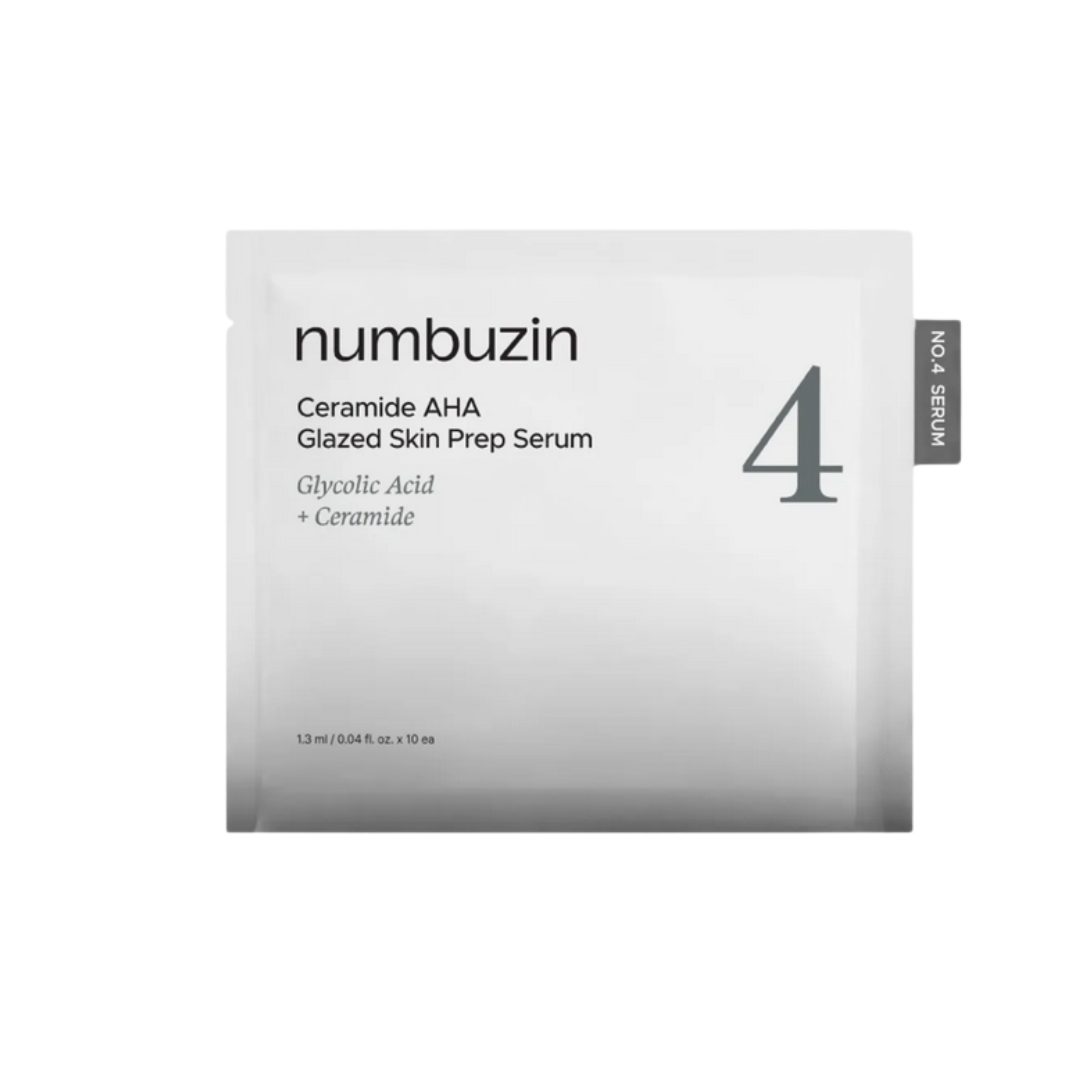 Numbuzin No. 4 Ceramide AHA Glazed Skin Prep Serum 10ml (1ml*10ea)