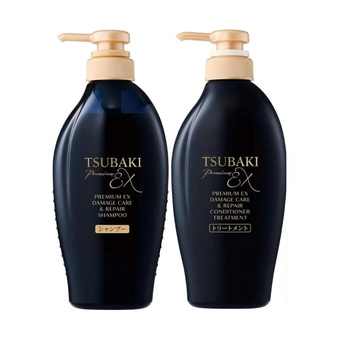 ShiseidoShiseido Tsubaki Premium EX Damage Care & Repair Shampoo & Conditioner Set 2x400mlMood ArabiaIherb