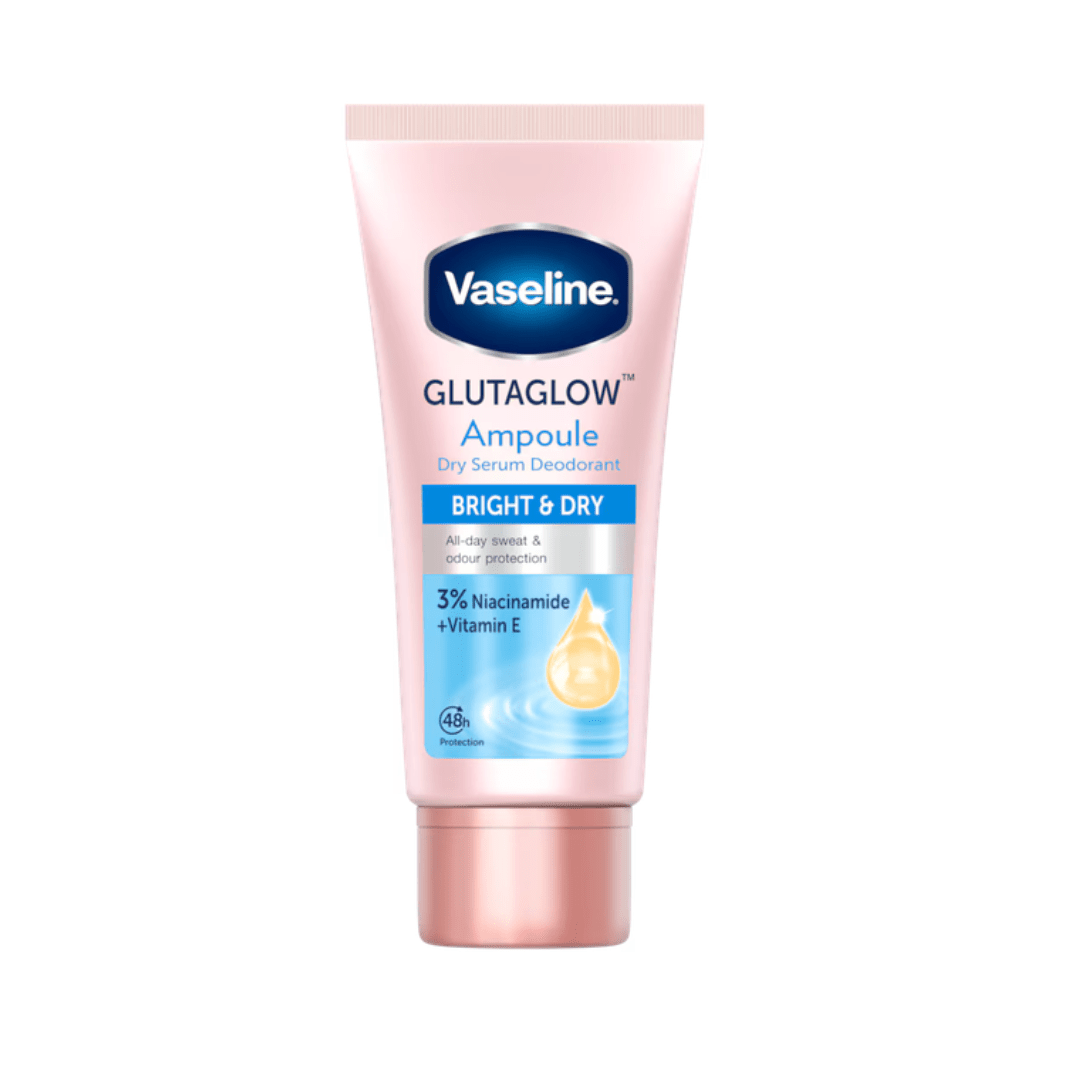 VaselineVaseline Glutaglow Ampoule Dry Serum Deodorant Bright & Dry 3% Niacinamide 45mlMood Arabia9556126665582